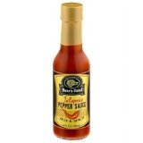 A bottle of Hot & Spicy Pepper Sauce.