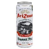 A can of Arizona Sweet Southern Style Tea with a 23 fl oz label.